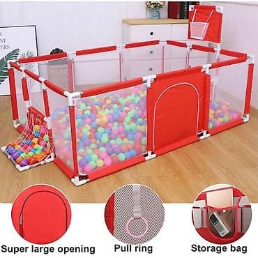 Детский каркасный манеж Детская игровая at lalafo.kg Детский каркасный манеж Детская игровая