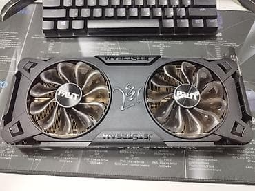 Видеокарта для ПК, Б/у, Palit, GeForce RTX, 8 ГБ