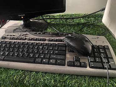 pentium g5400: Комплект для ПК: монитор ViewSonic, проводная клавиатура Genius и — 1