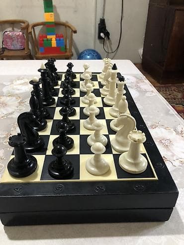 Шахматы: Шахматы настольные с комплектом фигур - Классическая доска 8×8 в — 4