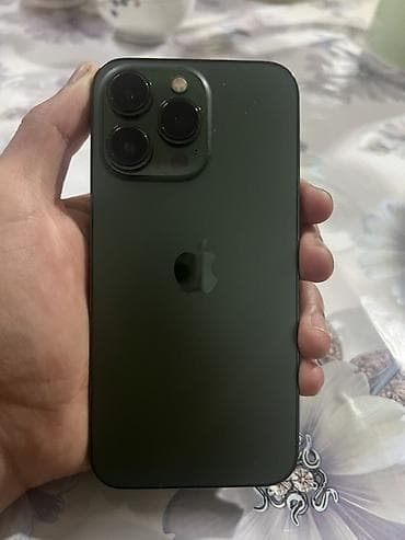 Техника и электроника: IPhone 13 Pro, 256 ГБ, Alpine Green, Защитное стекло, Чехол, 70 % — 1