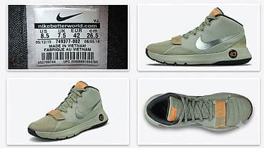 nike tech flece: Nike KD, баскетбольные кроссовки, 100% original. цвет Olive Grey / — 3