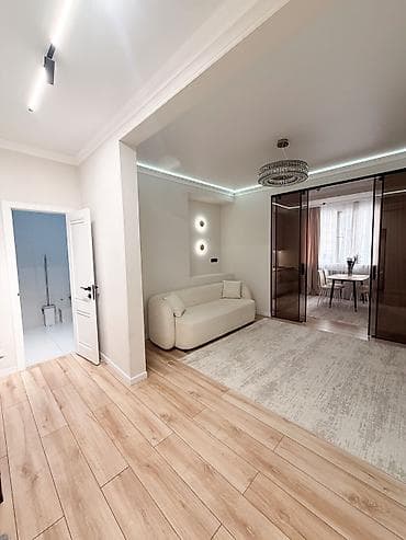 гостиницы бишкека: Студия, 60 м², Тунгуч мкр Элитка, 2 этаж, Дизайнерский ремонт — 1