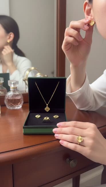 дизайнеры свадебных платьев: Набор украшений в подарочной коробке. Состав: - Кулон на цепочке - — 2