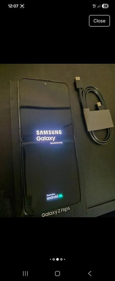 а 1: Samsung Galaxy Z Flip 5, Б/у, 512 ГБ, цвет - Черный, 1 SIM, 2 SIM — 7