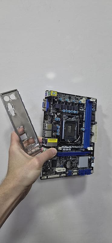 i 5: Материнская плата для ПК, ASRock, LGA1155, Micro-ATX — 1