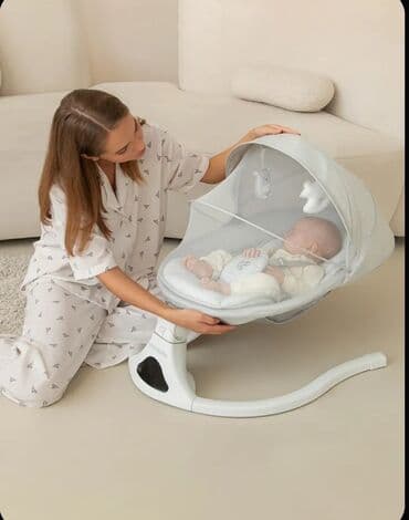 детские игрушки для новорожденных: Качели-шезлонг Amarobaby для новорождённых. - 5 режимов укачивания - — 28