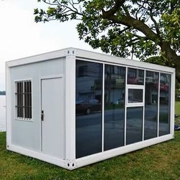 дом с времянкой: Модулдук үй 6×3м — офис, соода түйүнү же убактылуу жашоо үчүн эң сонун — 12