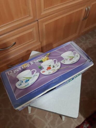 чайный сервиз на 12 персон: Продам чайный сервиз, на 6 персон, новый, в комплекте 6 штук чайных — 5