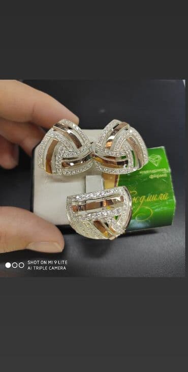 свадебные платья от производителя: Набор украшений, Проба 925, Женские, Новый — 2