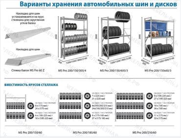 стеллажи для склада: Стеллаж MS Pro Z 3000х2100х600 (4 яруса с секционным настилом) — 9