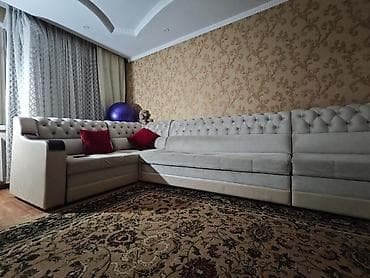 Угловые диваны: Угловой диван, C подушками — 1