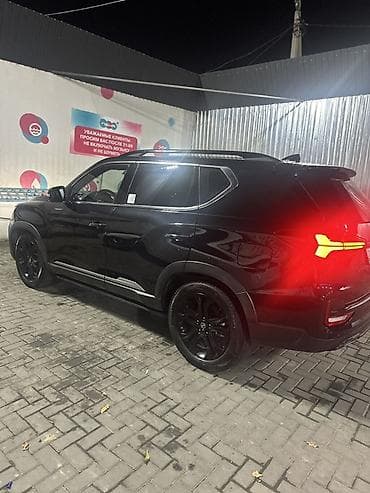 паджеро горный: SsangYong Rexton чёрный цвет, современный брутальный дизайн. Кузов и — 5