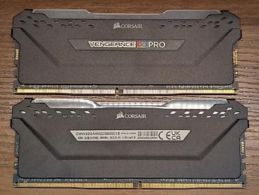 Техника и электроника: Оперативная память (RAM) для ПК, Б/у, Corsair, 32 ГБ, DDR4, 3600 МГц — 1