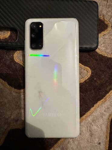 купить бэушные телефоны: Samsung Galaxy S20, Б/у, 128 ГБ, цвет - Белый, 2 SIM — 3