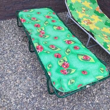 детское кресло для велосипеда: Продам раскладушке Детские до 60 кг размер 150 х60 в чехлов — 1