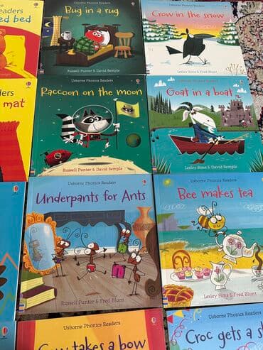 купить школьную доску для начальных классов: Книги серии Usborne Phonics Readers. Состояние новых. Забавные истории — 4