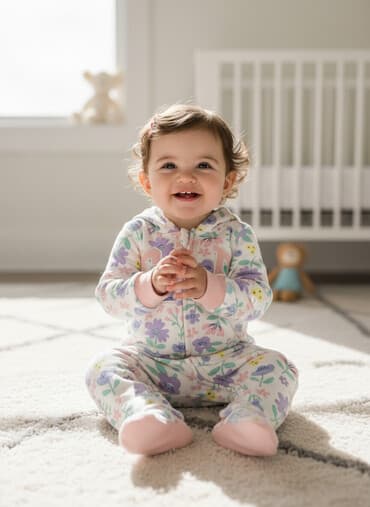 одежда для беременных женщин: Детский комбинезон‑слип GAP с капюшоном. - Размер: для малышей 3–6 — 1