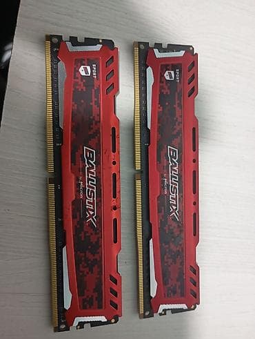 Оперативная память, Б/у, Crucial, 16 ГБ, DDR4, 2666 МГц, Для ПК