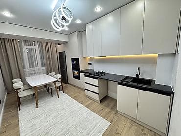 квартира в токмок: 2 комнаты, 66 м², Элитка, 5 этаж, Дизайнерский ремонт — 9