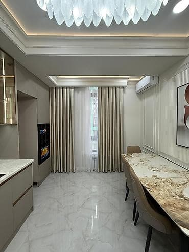 3 комн 9 микрорайон: 3 комнаты, 80 м², Элитка, 9 этаж, Дизайнерский ремонт — 3