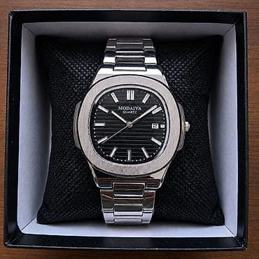 мужские часы omega: Мужские часы, новые. Есть рабочий календарь (дата). Корпус и ремешок — 1