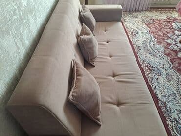 диваны кожаные бу: Раскладной диван, Б/у — 3