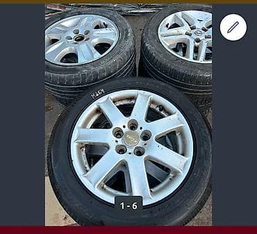 Колеса в сборе 205 / 55 / R 16, Б/у, Комплект, Легковые, Литые, отверстий - 5