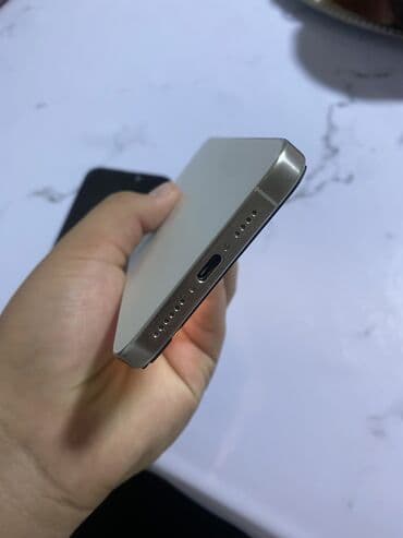 телефоны не рабочие: IPhone 15 Pro Max, Б/у, 256 ГБ, Белый, Чехол, 85 % — 7