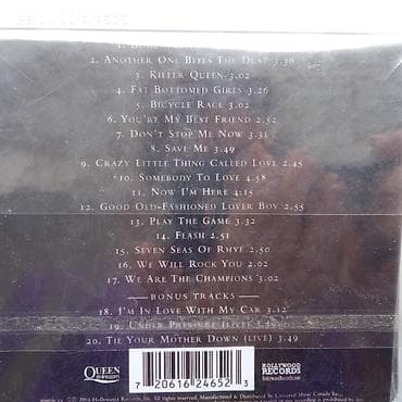 CD, DVD дисктер: CD-диск Queen — сборник хитов НОВЫЙ ЗАПЕЧАТАНЫЫЙ!! Официальный релиз — 2