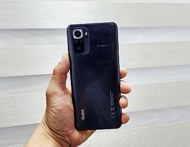 Техника и электроника: Redmi, Redmi Note 10S, Б/у, 128 ГБ, цвет - Черный, 2 SIM — 2