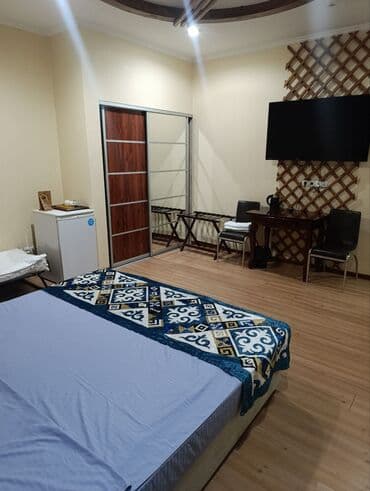 суточные квартира в бишкеке: 1 комната, Бронь, Кондиционер, Парковка — 3