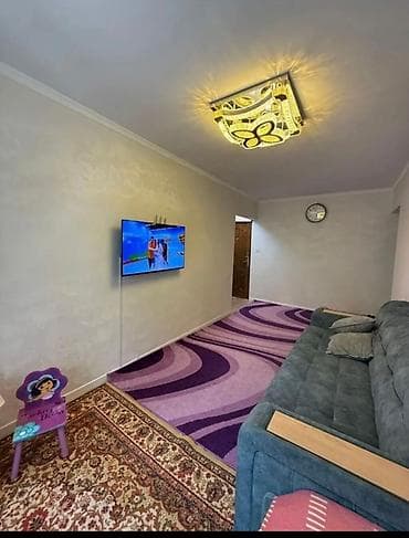 квартира 15 мин: 2 комнаты, 43 м², Кок-Жар мкр 104 серия, 1 этаж, Евроремонт — 2
