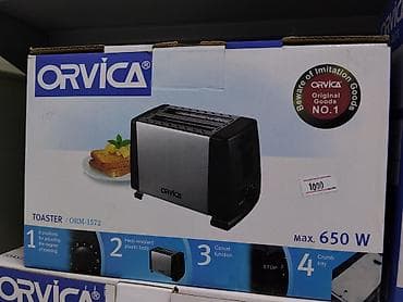 robot case: Тостер ORVICA ORM‑1572 - Мощность: до 650 Вт - 2 слота для тостов - 6 — 1