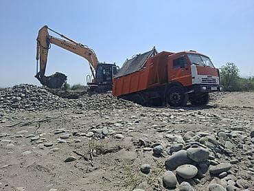Песок карьерный с доставкой самосвалами - Доставка самосвалами КАМАЗ