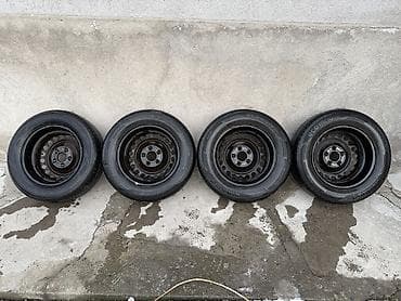 колпачки на колёса: Колеса в сборе 195 / 65 / R 15, Лето, Б/у, Комплект, Легковые, Железные, отверстий - 5 — 2