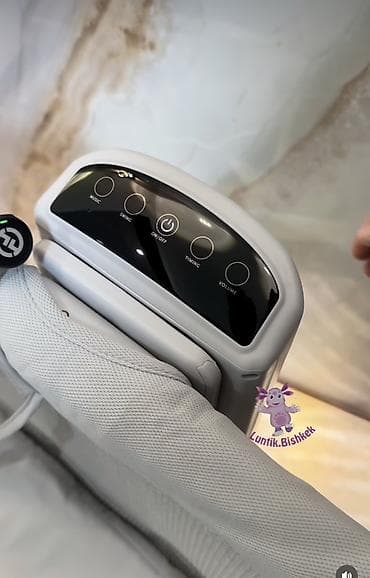 Балдар эмереги: Детская колыбель-люлька на стойке с колесиками и регулируемой высотой — 6