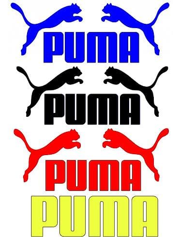 Футболки: Футболка белого цвета с крупным принтом “PUMA” и изображением черной — 3