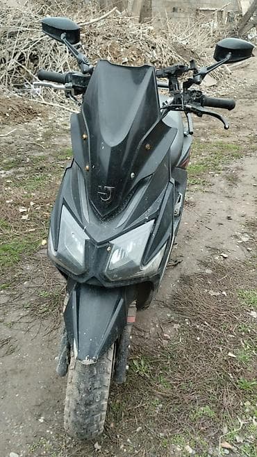 zimmer e9 pro: Скутер/максискутер черного цвета с агрессивным дизайном пластика и — 2