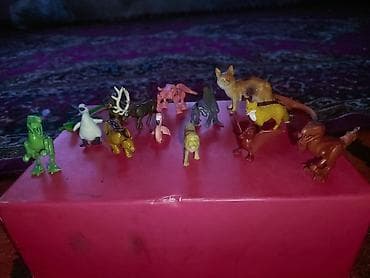 накидки чехлы: Набор мини-фигурок животных и динозавров - Коллекция разноплановых — 1