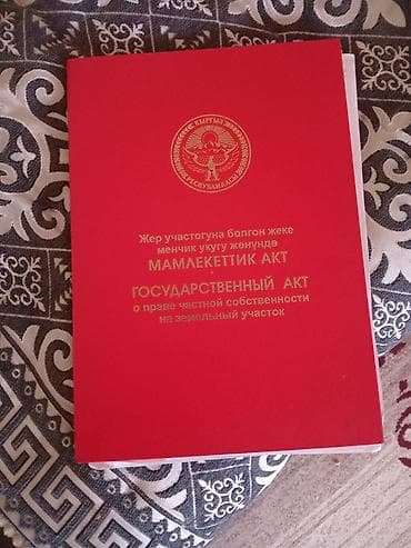 уч: 6 соток, Курулуш, Кызыл китеп — 1