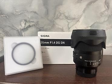 Объектив Sigma 35mm F1.4 DG DN Art И (к нему защитное стекло ) Для