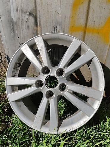 r16 c: Литые Диски R 16 Hyundai, отверстий - 5, Б/у — 2