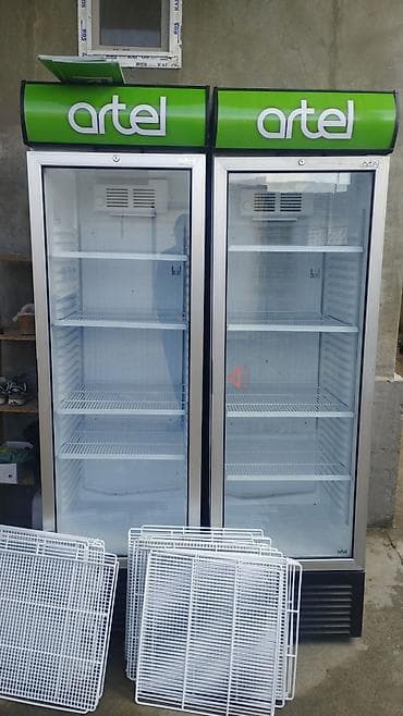лазерная чистка металла: Холодильные витрины Artel, стеклянные, вертикальные (2 шт.) - Тип — 1