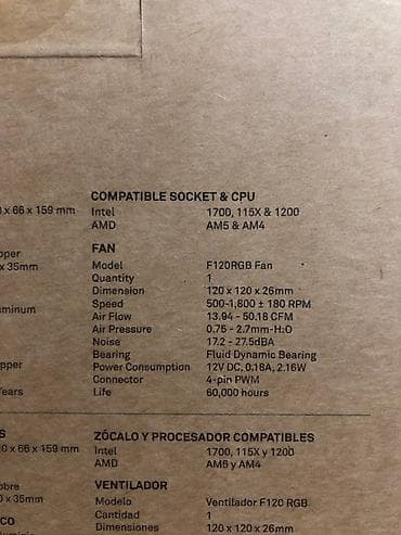 air cooler: Система охлаждения, Б/у, Кулер, Для процессора, Для ПК — 2