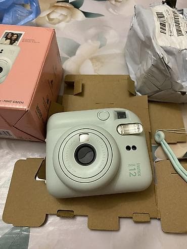 Техника жана электроника: Fujifilm Instax mini 12 (Mint Green) — мгновенная камера для — 1