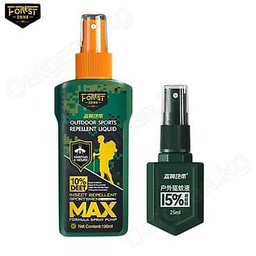 для комаров: 🟠 Спрей от комаров FOREST ZONE MAX Outdoor Sports Repellent Liquid 100 — 3