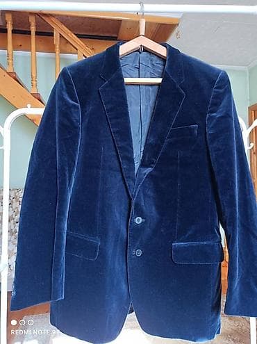 Мужские классические пиджаки и брюки - Пиджак из бархата, цвет