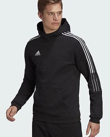 ADIDAS. ТОЛСТОВКА С КАПЮШОНОМ ДЛЯ КОМФОРТА ВНЕ ПОЛЯ. Расслабьтесь
