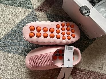 nike tech flece: Сабо, 38, Nike, Новый, цвет - Розовый, Самовывоз, Платная доставка — 3